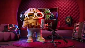 Frutos secos convertidos en estrellas del trap, en una campaña para promover los snacks saludables